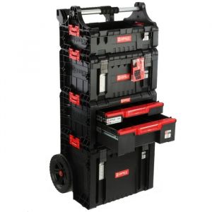 Ensemble de boîtes à roulettes boîte d'organisation tiroirs avec poignée H 139 cm PRO module