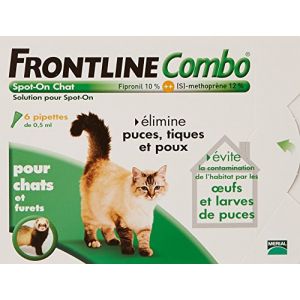 Frontline Combo Spot On pour chats 6 pipettes