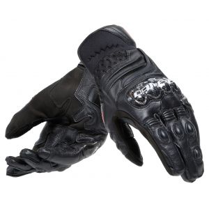 Dainese Gants cuir Carbon 4 Short noir/rouge fluo- 2XL