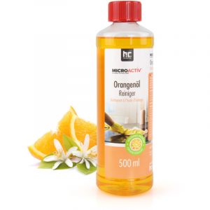 Höfer Chemie 2 x 500 ml Nettoyant Concentré à l'Huile d'Orange MICROACTIV - Nettoyant Universel & Dégraissant au Parfum Frais d'Orange - Fabriqué en Allemagne