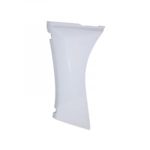 1tek origine Carenage-bas de tablier av lateral maxiscooter adaptable yamaha 500 tmax 2001+2007 blanc brillant gauche -p2r-