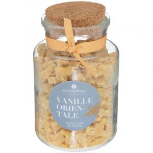 Atmosphera Cr&eacute;ateur D'int&eacute;rieur - Cire parfum&eacute;e Izor en verre 150g vanille orientale