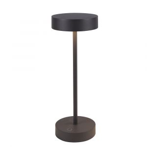 Lumisky Lampe LED design SANDY Noir Aluminium H33cm