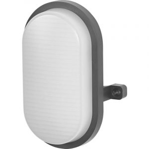 Osram LEDVANCE Applique/plafonnier Bulkhead 4 W/7 W/9 W CCT noir, 500-840 lm, 3 000-6 500 K, IP65, résistant aux chocs IK06