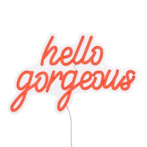 Luca Lighting Néon Hello Gorgeous - L50 x l28 cm - Rouge