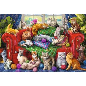 Image de Trefl Puzzle Chats sur le Sofa