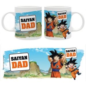 Abystyle The Good Gift Dragon Ball Super - Mug 320ml - SAIYAN DAD - - Mugs e