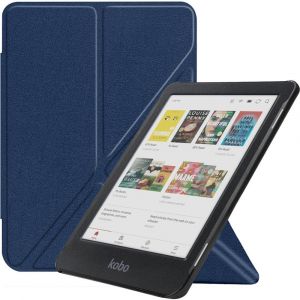 Ibroz Etui Origami Kobo Clara 2024 Bleu