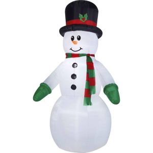 Ruedelafete Bonhomme de neige gonflable lumineux 2m40