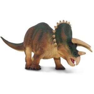 Plastoy Safari jouer l'animal dinosaure tricératops junior 20,5 cm marron