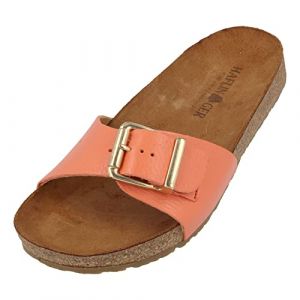 Haflinger Sandales en cuir bio Gina, Corail 1663, 38 EU