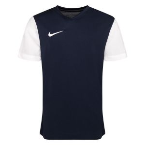 Nike Short-Sleeve Soccer Jersey Y NK DF Tiempo Prem II Jsy SS, Midnight Navy/White/White, DH8389-410, L