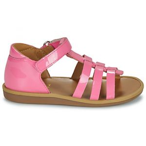 Pom d'Api Sandales enfant POPPY STRAP Rose - Taille 25,26,27