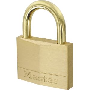 Image de Master Lock Cadenas laiton massif anse laiton Masterlock - Anse 10 mm - Longueur 15 mm -