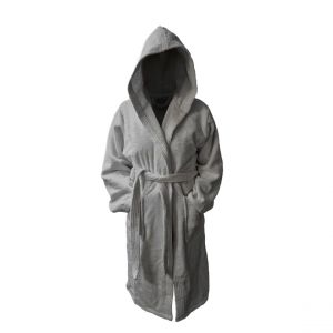 Peignoir à Capuche en Coton 470 gm² TERTIO - anthracite