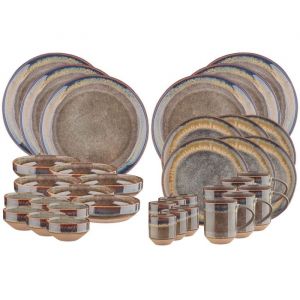 Service de table complet - Bjorn services - 36 pi&egrave;ces - Basalte