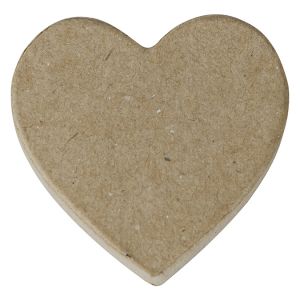 decopatch Magnet en papier mâché - Coeur - 7 cm