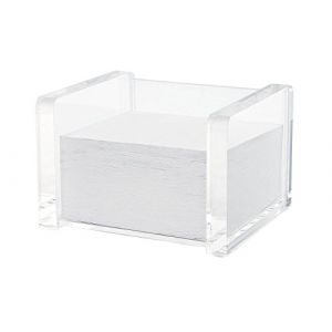 Image de Wedo Cristallic cube-mémo acrylique avec feuillets transparent 607016