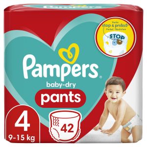 Image de Pampers Baby-Dry Pants Taille 4 - 42 Couches-culottes