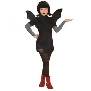 Ciao- Mavis Dracula Hotel Transylvania Costume déguisement Vampire Fille (Taille Ans) avec Perruque, Girls, 11156.8-10, Black, 8-10 Years