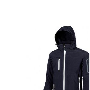 U-Power Veste de travail Soft Shell respirante et d&eacute;perlante - METROPOLIS Deep Blue - DW024DB - taille: 4XL - Bleu