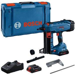 Bosch Cloueur sans-fil GNB 18V-40 - avec 2 batteries 18V 4.0Ah - chargeur - L-Boxx - 06019L7005