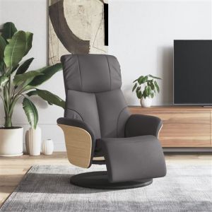 VidaXL Fauteuil Inclinable avec Repose-pieds Siège avec Accoudoirs Chaise de Relaxation avec Dossier Meuble de Salon 356627