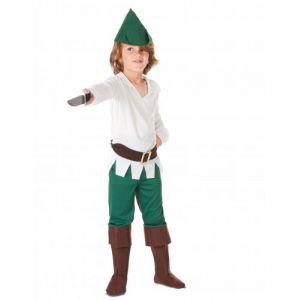 D&eacute;guisement gar&ccedil;on des bois blanc et vert S 4 6 ans (110 120 cm)