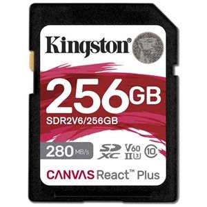 Kingston SD Canvas React Plus V60 SDR2V6 - 256GB