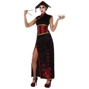 Atosa Déguisement de chinoise en noir