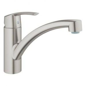 Grohe Start Mitigeur monocommande évier, zone de rotation 140°, supersteel (G-32441DC1) -