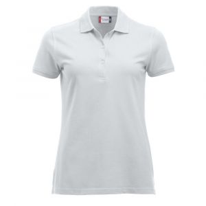 CLIQUE Polo MC Femme Blanc XXL