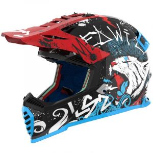Ls2 Casque moto cross enfant MX437 Fast II Mini Starmaw