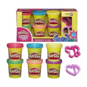 Hasbro Play-Doh - Pâte à paillettes