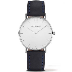 Paul Hewitt Montre SAILOR LINE Mixte avec Boîtier Rond 39 mm et...
