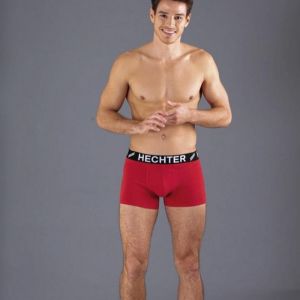 Boxer homme rouge