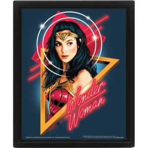 Pyramid Posters Cadre 3D lenticulaire WW84 Neon