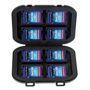 Delkin DDACC-SD8 - Boite pour ranger 8 cartes mémoire SD
