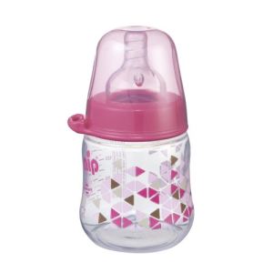 Image de nip Biberon col large avec tétine en silicone (Taille 0+)