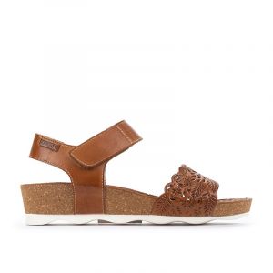 Pikolinos Sandales plates en cuir MAHON W9E - Couleur MARRON CLARO - Taille 41