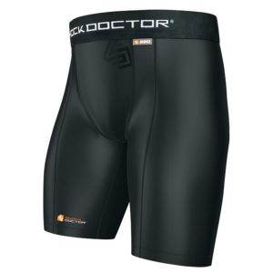 Shock doctor Short de compression avec coquille de protection