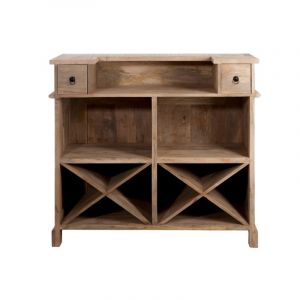 Comptoir de Bar Vintage "Bouvet" 120cm Naturel Prix
