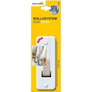 Schellenberg 53502 duo de finition pour enrouleur blanc distance trous 10,5 cm