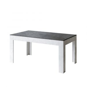 Table extensible - Bibi Mix - 90x160/220 cm - Blanc - Contemporain - 10 personnes