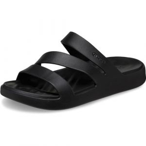 Crocs Getaway Strappy Femme, Black, 38/39 EU
