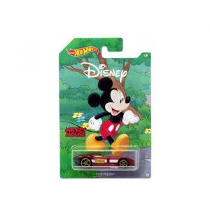 Mattel Vehicule disney : mickey fast felion - collection mickey 90eme anniversaire - voiture miniature rouge 1:64 - enfant