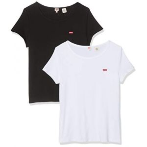 Levi's Lot de 2 t-shirts - Noir et blanc