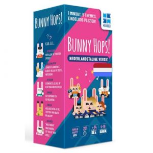 Megableu OLEMAINS - Bunny Hops &Eacute;dition N&eacute;erlandaise - Jeu de Soci&eacute;t&eacute; pour La Famille Et Les Amis - Jeu De F&ecirc;te Hilarant pour Adultes Et Jeunes - 600 Cartes - 4 &Agrave; 16 Joueurs -20 Min-Cadeau pour Les F&ecirc;tes