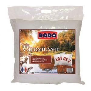 Dodo Lot de 2 Oreillers VANCOUVER 60x60cm