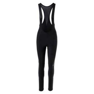 Agu Essential II Bib Tights with Green 95 Chamois Women, noir L Pantalons hiver